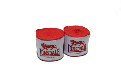 Бинты Lonsdale Fernie 4.5м красн.